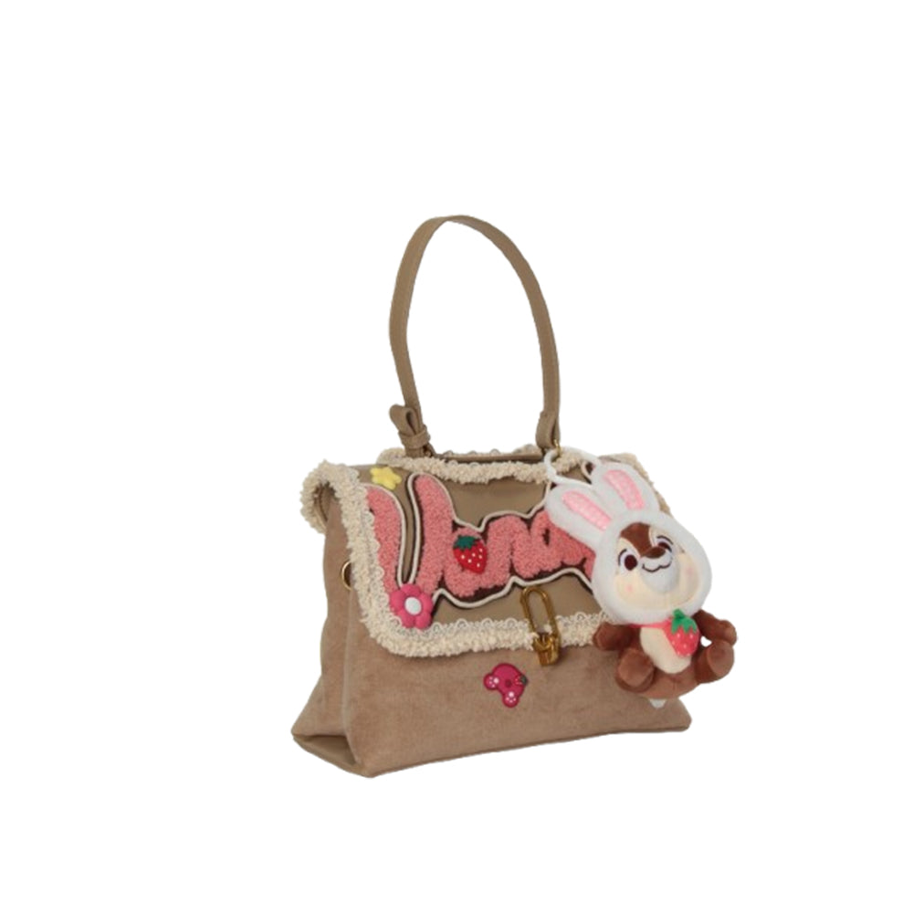 Archie's Pinecone Pink original handmade bag