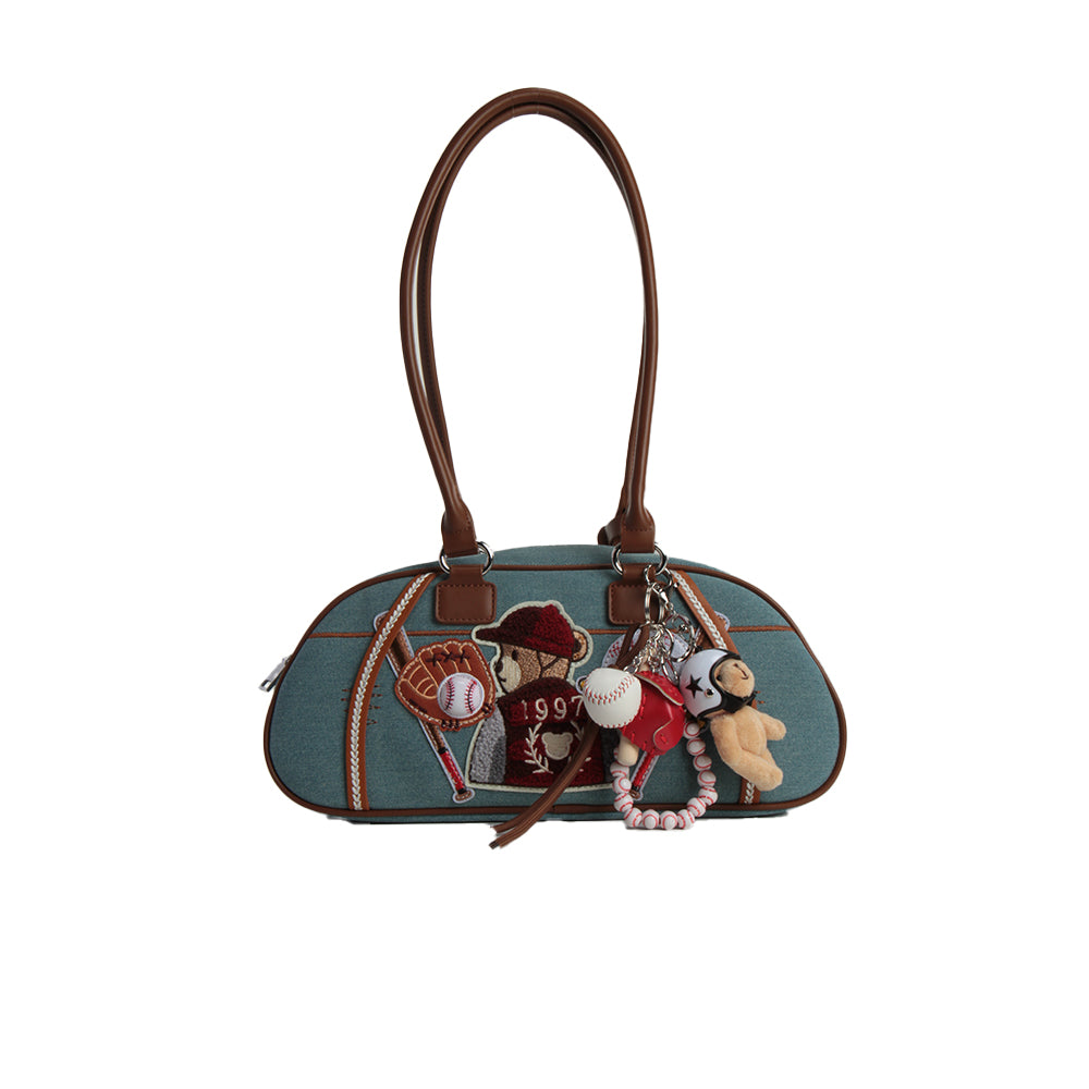 Bear Baseball League original handmade bag