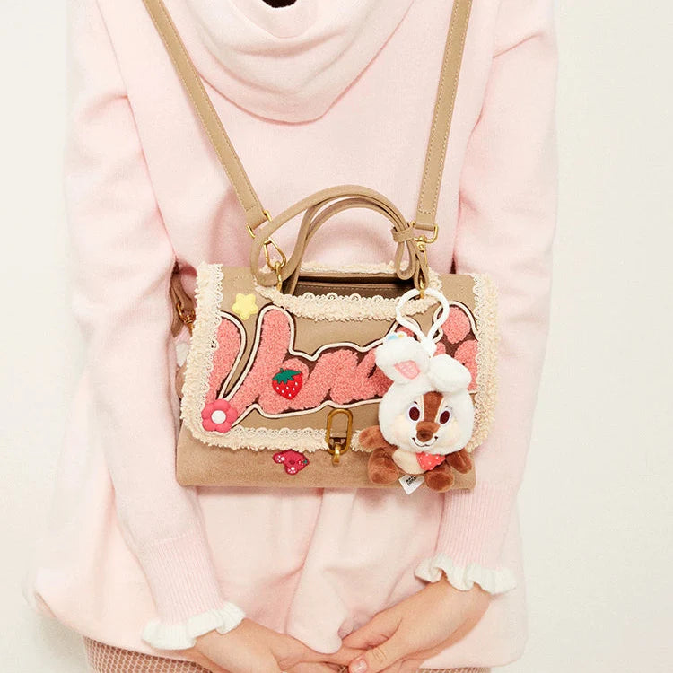 Archie's Pinecone Pink original handmade bag